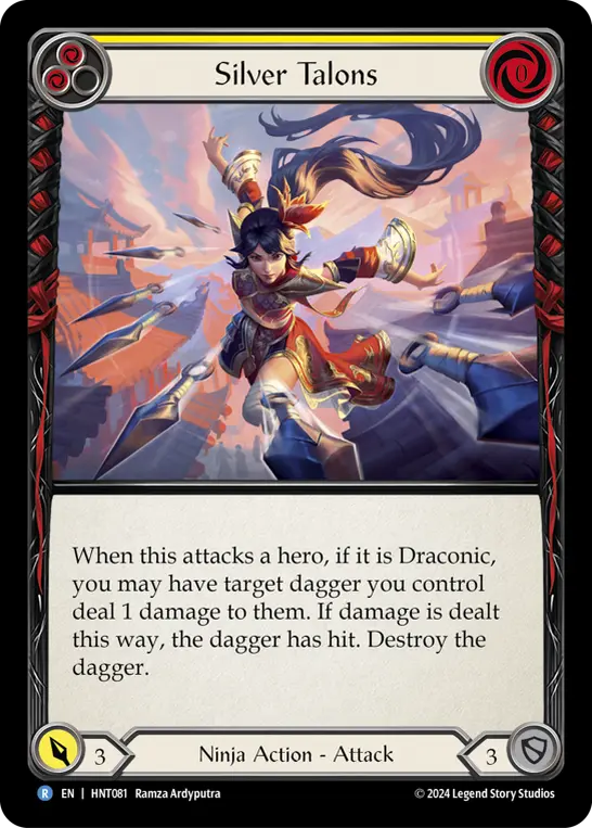Silver Talons card image, pitch 2