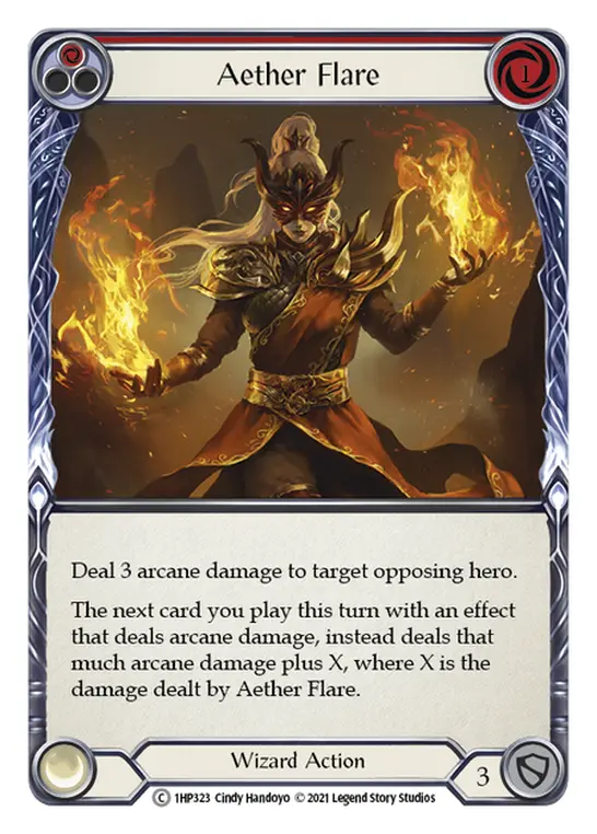 Aether Flare card image, pitch 1