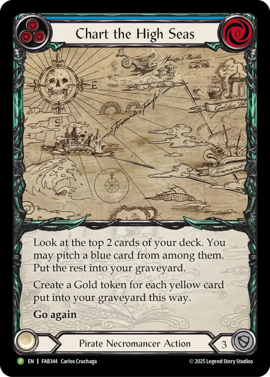 Chart the High Seas card image, pitch 3