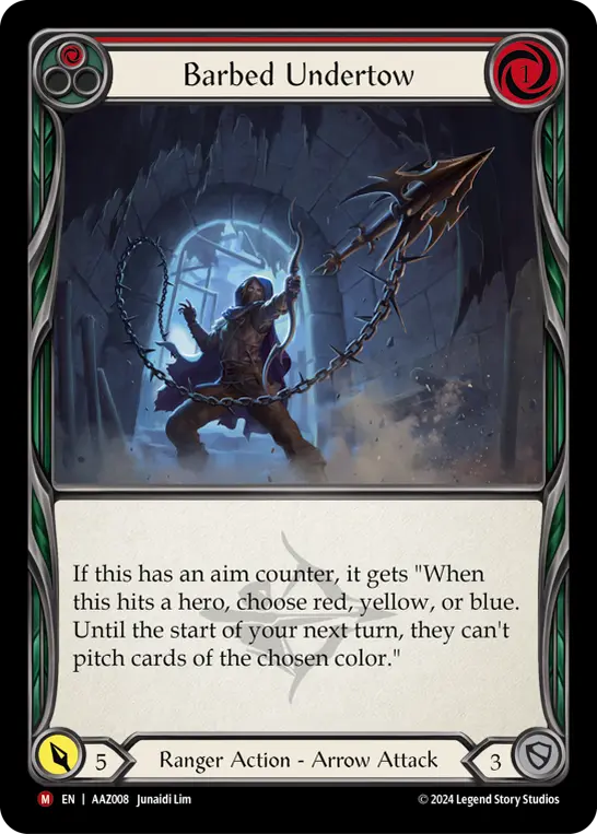 Barbed Undertow card image, pitch 1