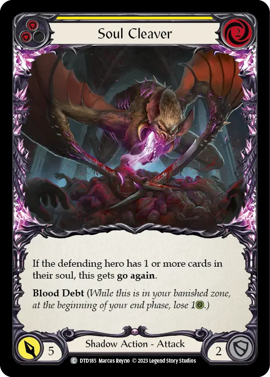 Soul Cleaver card image, pitch 2