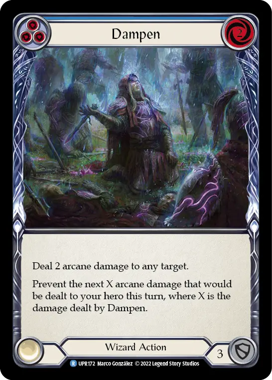 Dampen card image, pitch 3