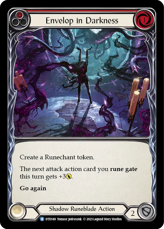 Envelop in Darkness card image, pitch 1