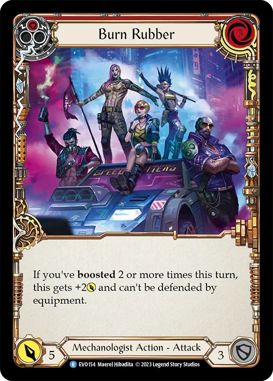 Burn Rubber card image, pitch 1