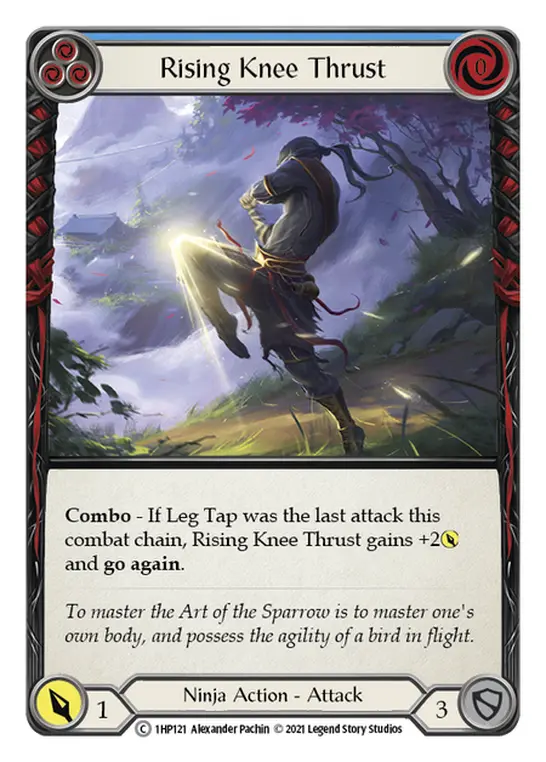 Rising Knee Thrust card image, pitch 3
