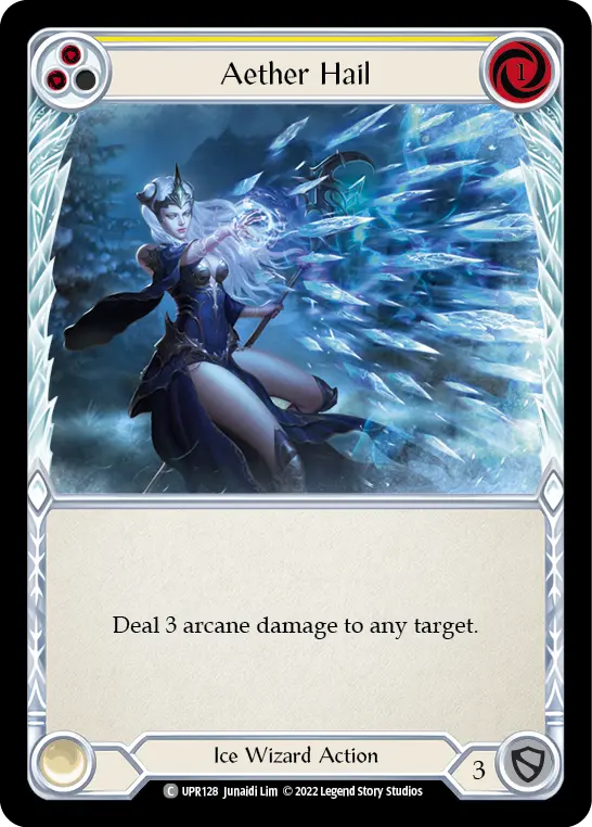 Aether Hail card image, pitch 2