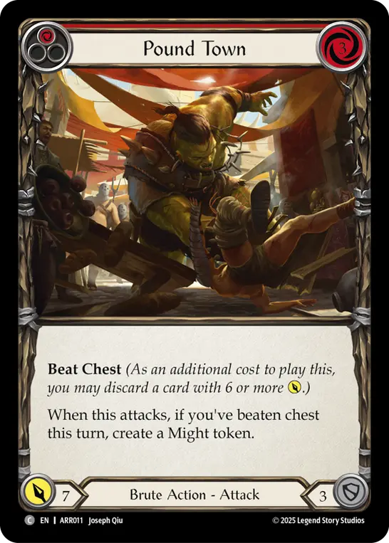 Pound Town card image, pitch 1