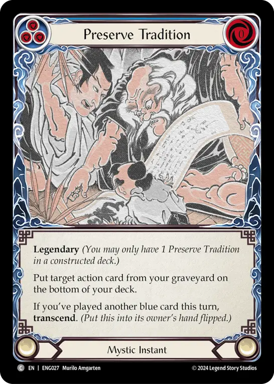 Preserve Tradition card image, pitch 3