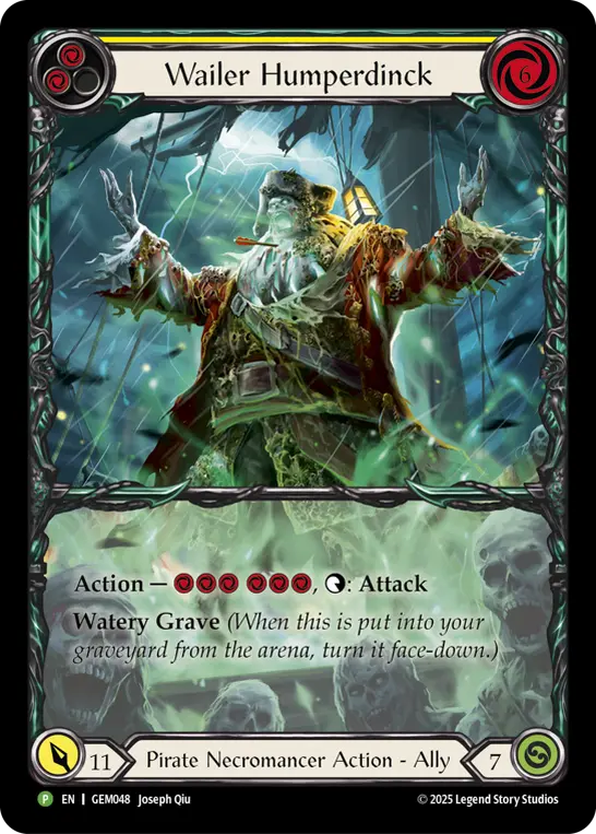 Wailer Humperdinck card image, pitch 2