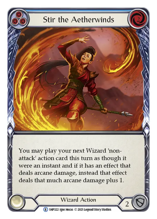 Stir the Aetherwinds card image, pitch 3