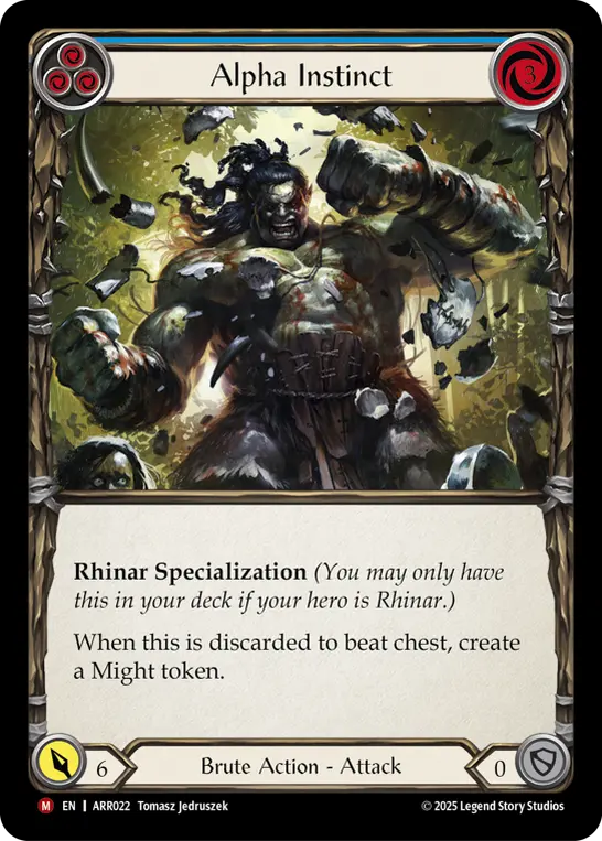 Alpha Instinct card image, pitch 3