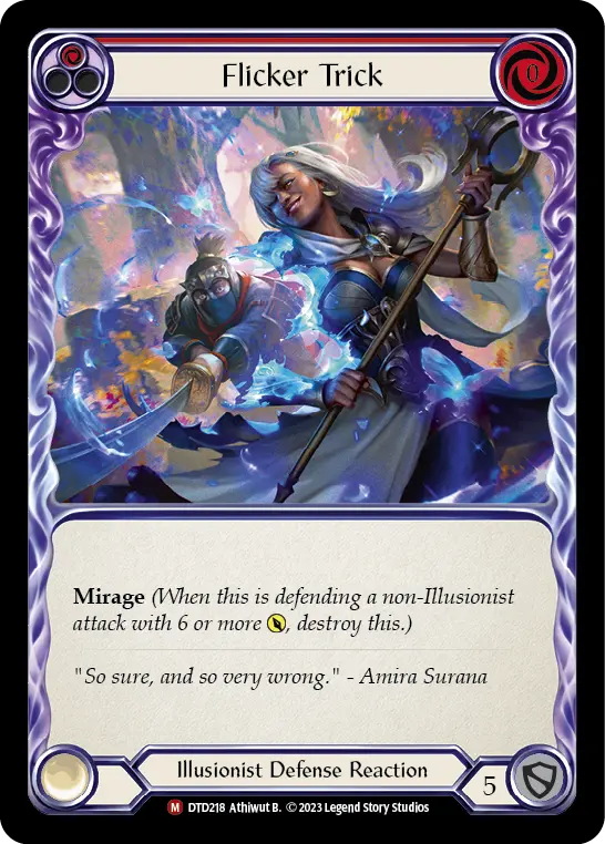 Flicker Trick card image, pitch 1