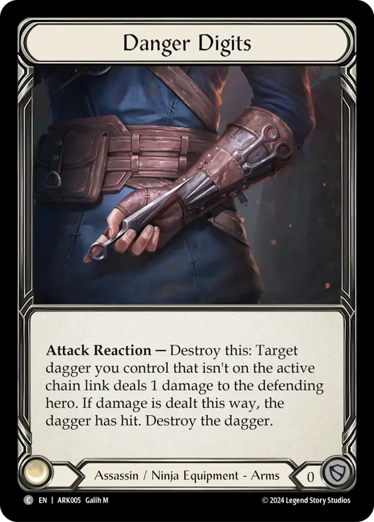 Danger Digits card image
