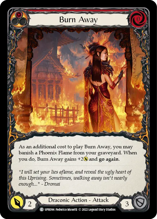 Burn Away card image, pitch 1