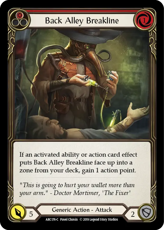 Back Alley Breakline card image, pitch 1