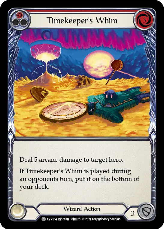 Timekeeper's Whim card image, pitch 1