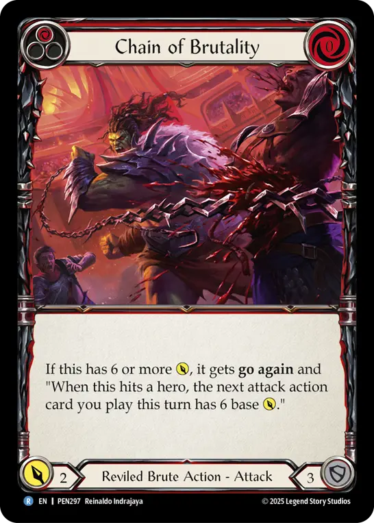 Chain of Brutality card image, pitch 1