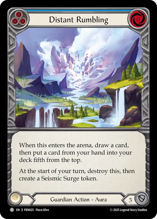 Distant Rumbling card image, pitch 3