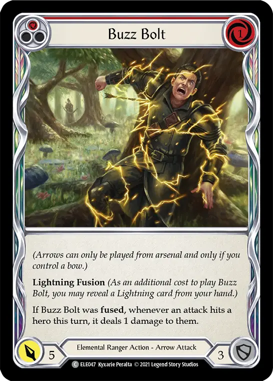 Buzz Bolt card image, pitch 1