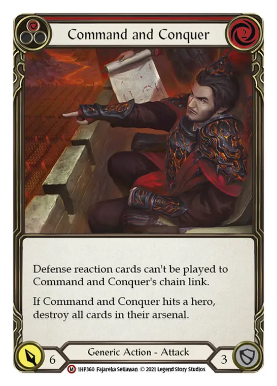 Command and Conquer card image, pitch 1