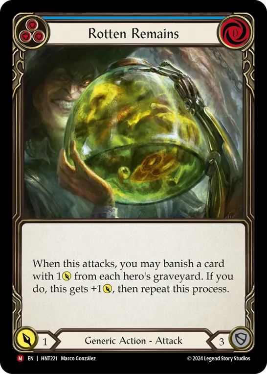 Rotten Remains card image, pitch 3