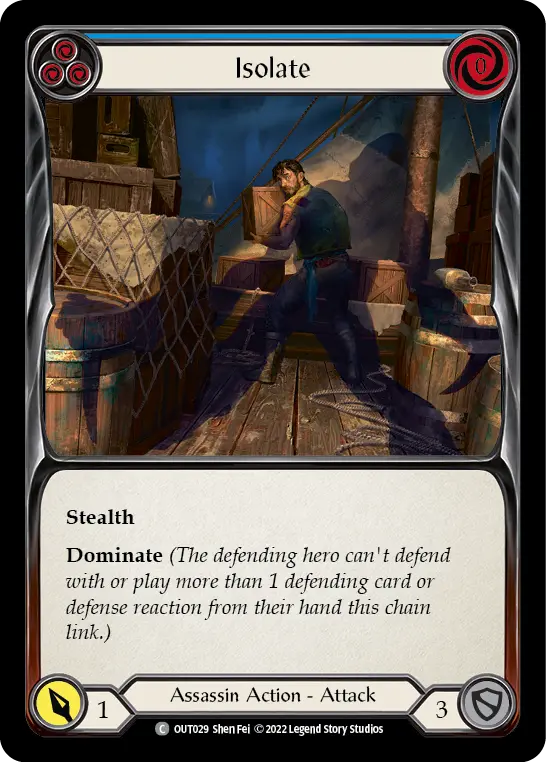Isolate card image, pitch 3