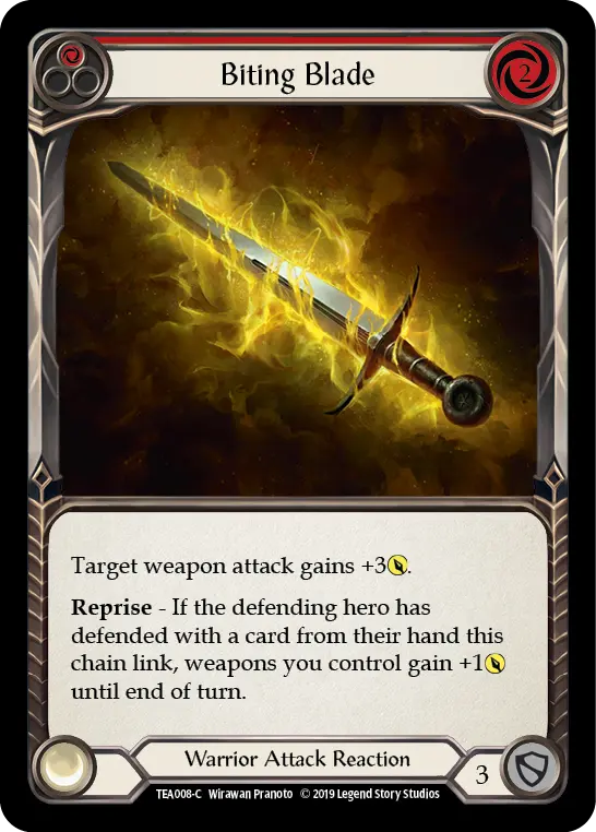 Biting Blade card image, pitch 1
