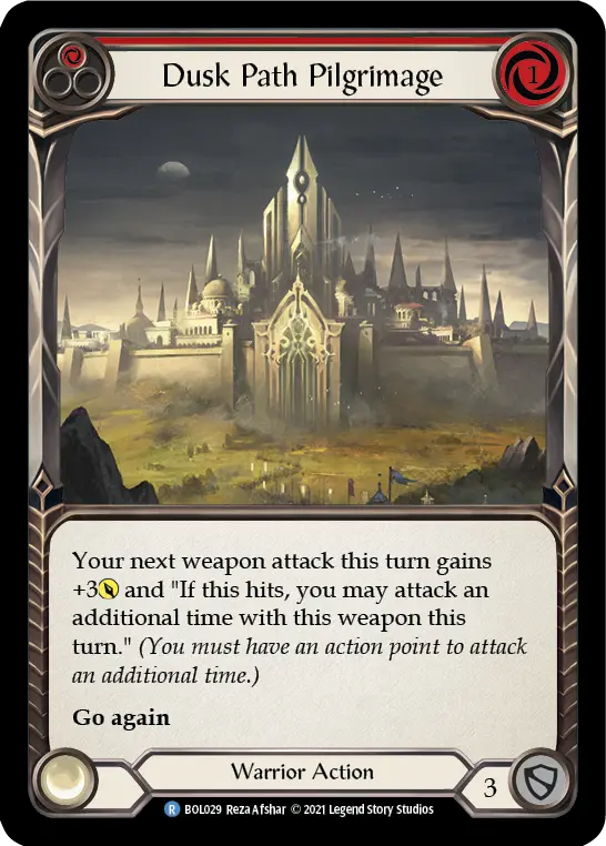 Dusk Path Pilgrimage card image, pitch 1