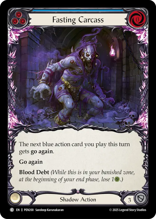 Fasting Carcass card image, pitch 3