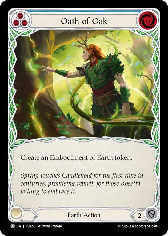 Oath of Oak card image, pitch 3