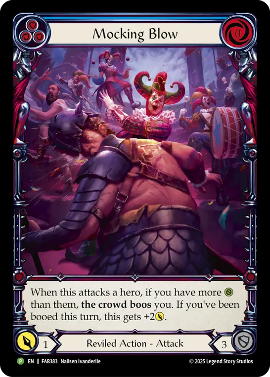 Mocking Blow card image, pitch 3