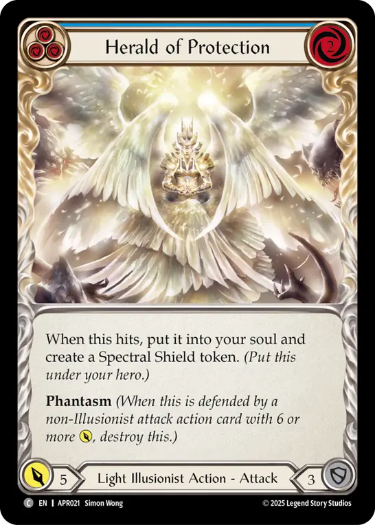 Herald of Protection card image, pitch 3