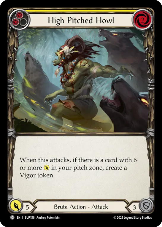 High Pitched Howl card image, pitch 2