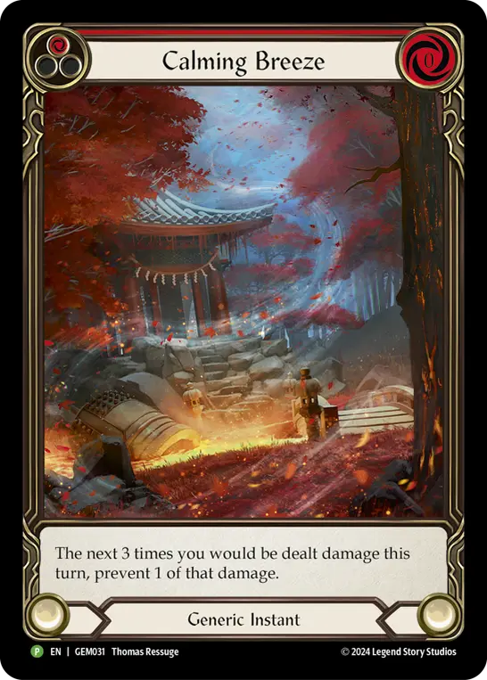 Calming Breeze card image, pitch 1