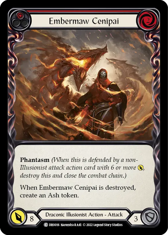 Embermaw Cenipai card image, pitch 1