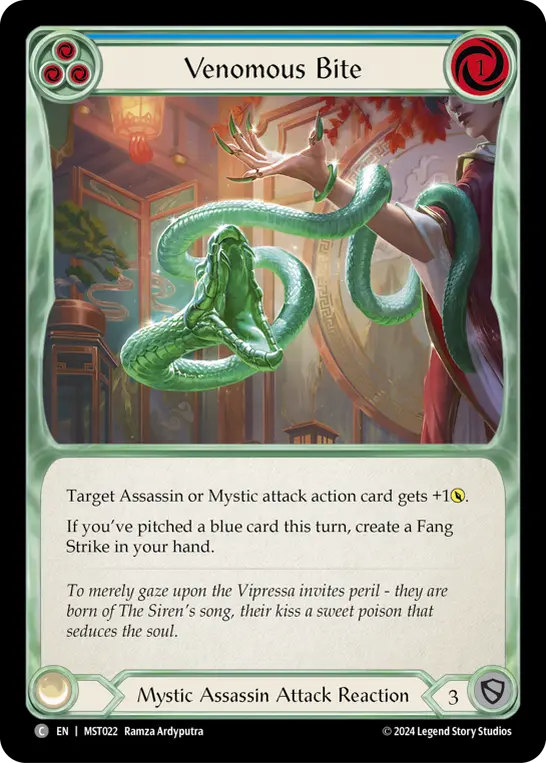 Venomous Bite card image, pitch 3