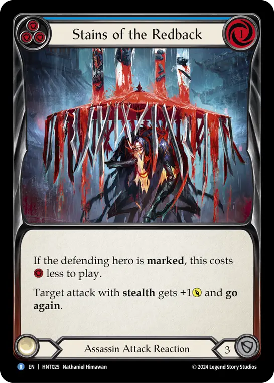 Stains of the Redback card image, pitch 3
