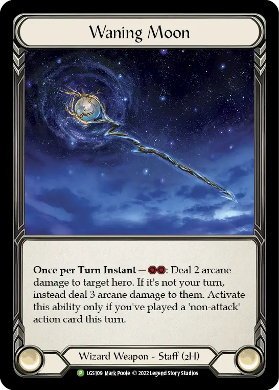 Waning Moon card image