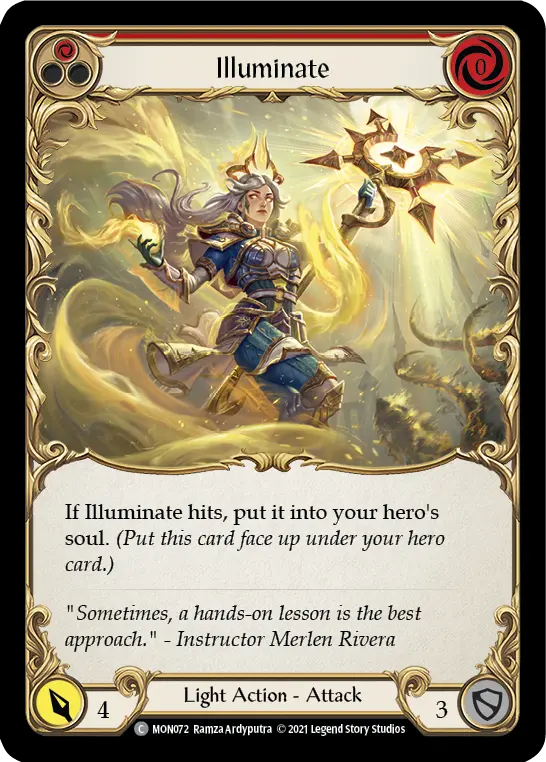 Illuminate card image, pitch 1