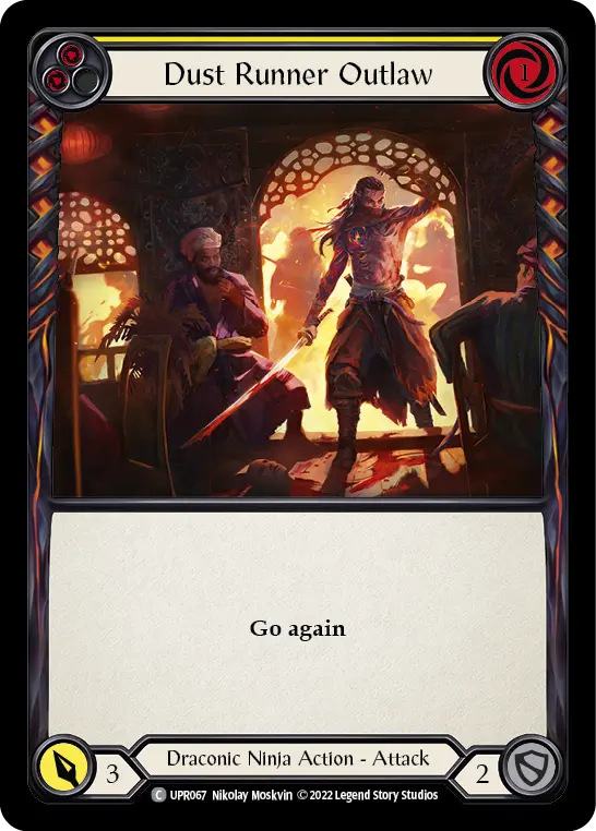 Dust Runner Outlaw card image, pitch 2