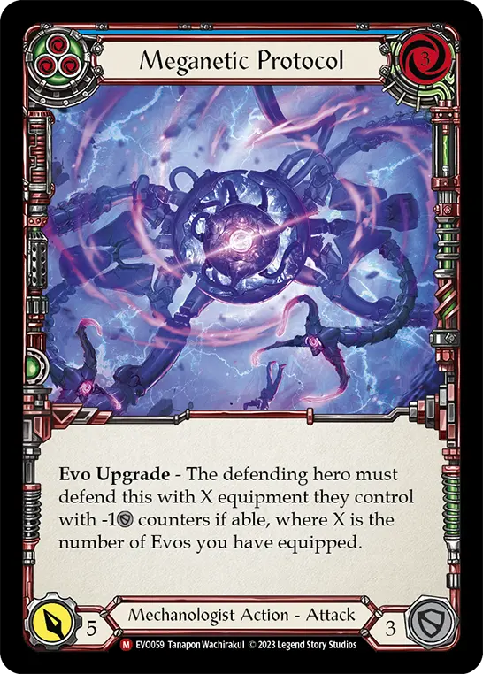 Meganetic Protocol card image, pitch 3
