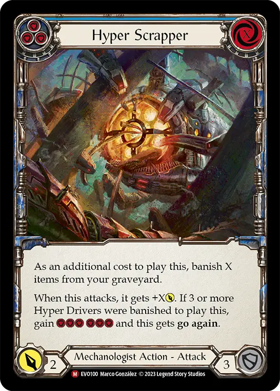 Hyper Scrapper card image, pitch 3