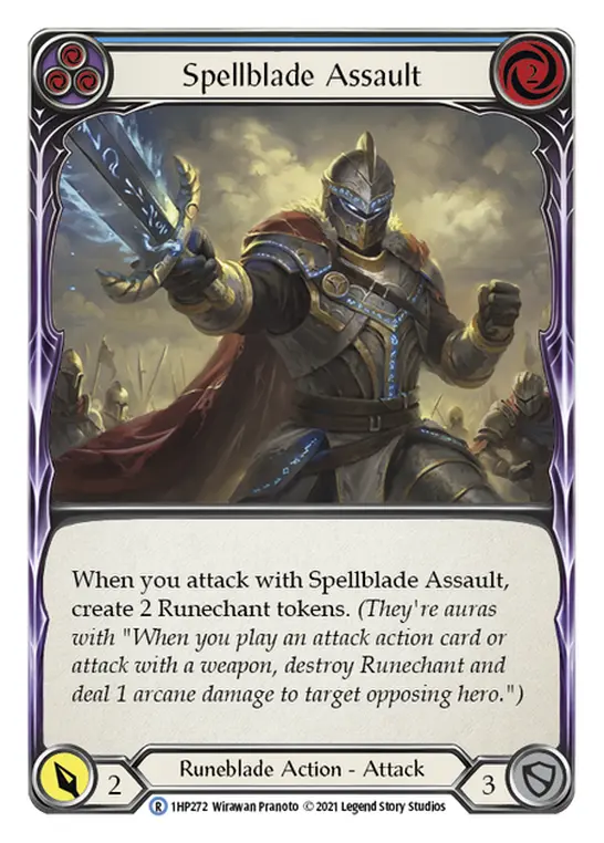 Spellblade Assault card image, pitch 3
