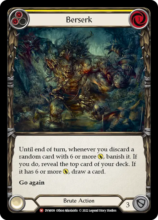 Berserk card image, pitch 2