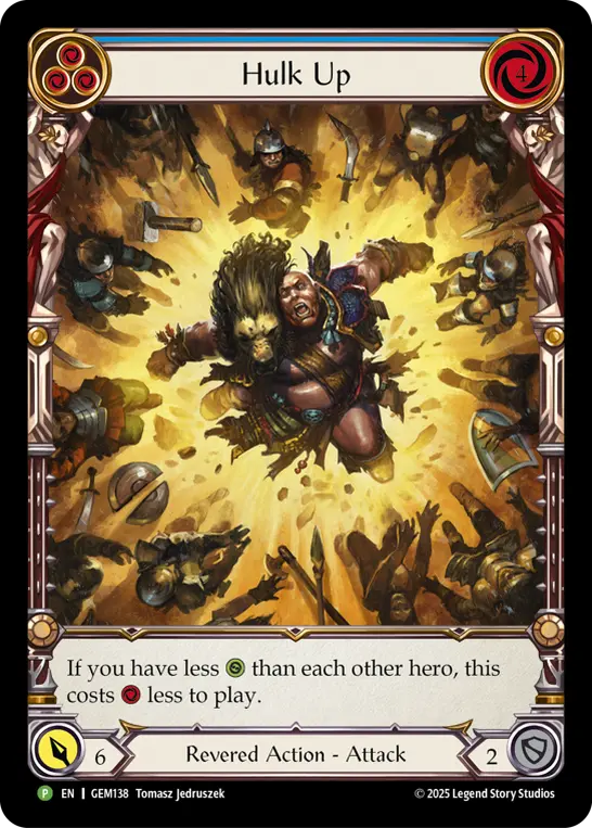 Hulk Up card image, pitch 3