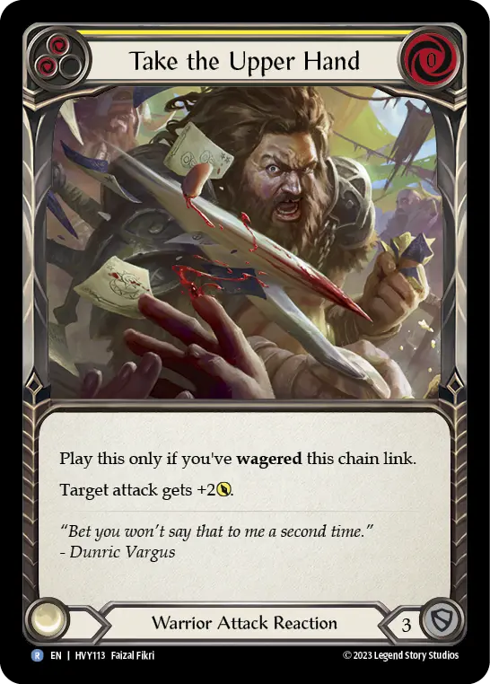 Take the Upper Hand card image, pitch 2