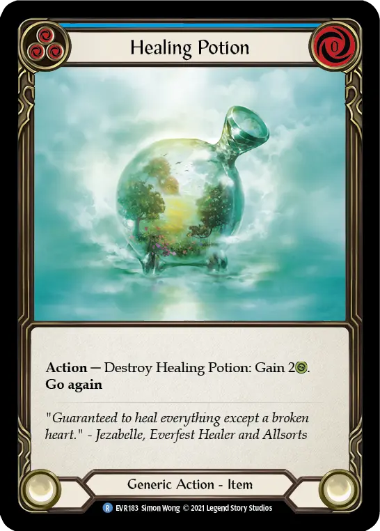 Healing Potion card image, pitch 3