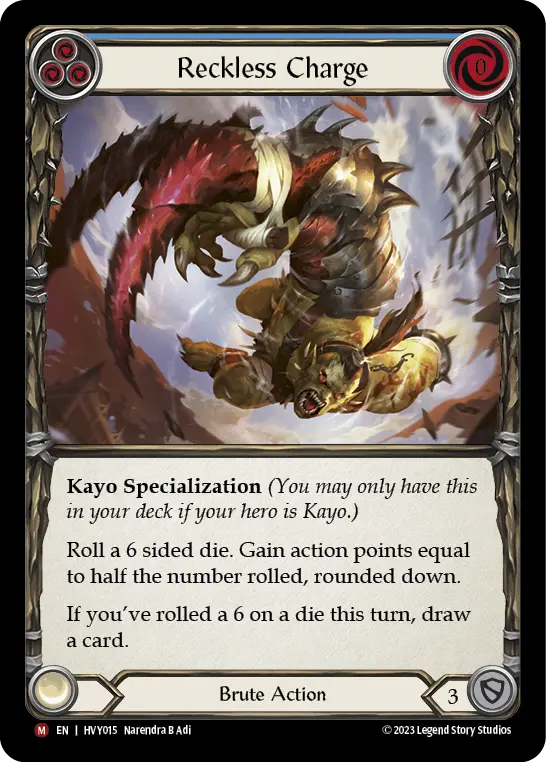 Reckless Charge card image, pitch 3