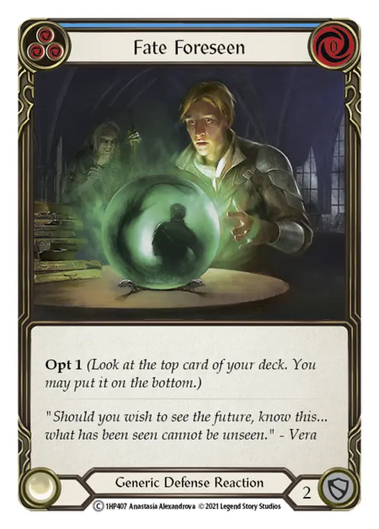 Fate Foreseen card image, pitch 3