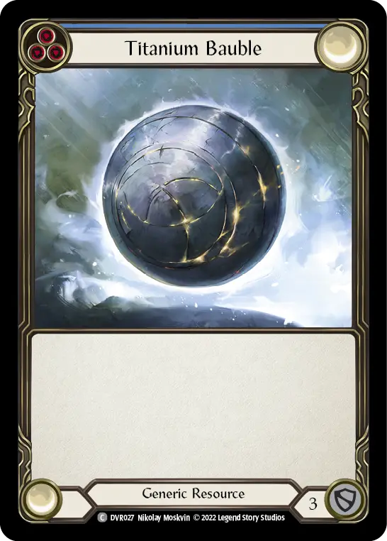 Titanium Bauble card image, pitch 3